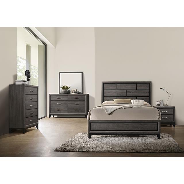 Furniture of America Errico FM7215GY-T-BED Twin Bed IMAGE 2