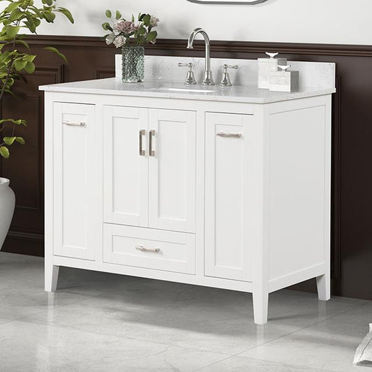 Furniture of America Arthur TM-VS002WH-43 43" Vanity with Top/ Sink IMAGE 1