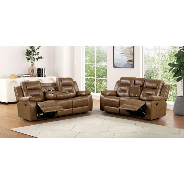 Furniture of America Ezekius FM6011BR-CH-M Manual Recliner IMAGE 2