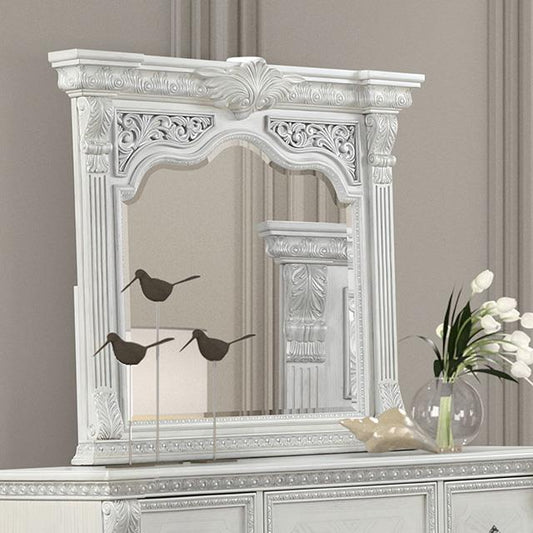 Furniture of America Promenade FM70001WH-M Mirror IMAGE 1