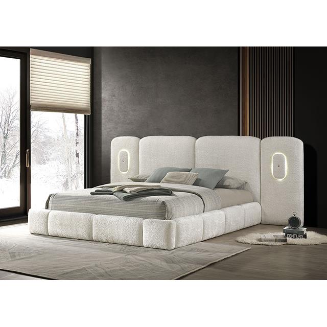 Furniture of America Newhaven FM72024IV-EK-BED King Bed IMAGE 2