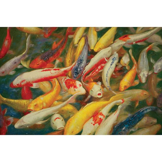 Furniture of America Koi AP-B28 Printed Canvas Painting IMAGE 2