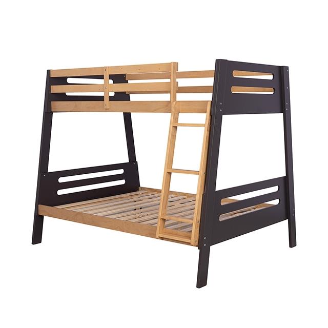 Furniture of America Kallen FM-BK206A-TF-BED+M6 Twin/Full Bunk Bed IMAGE 3