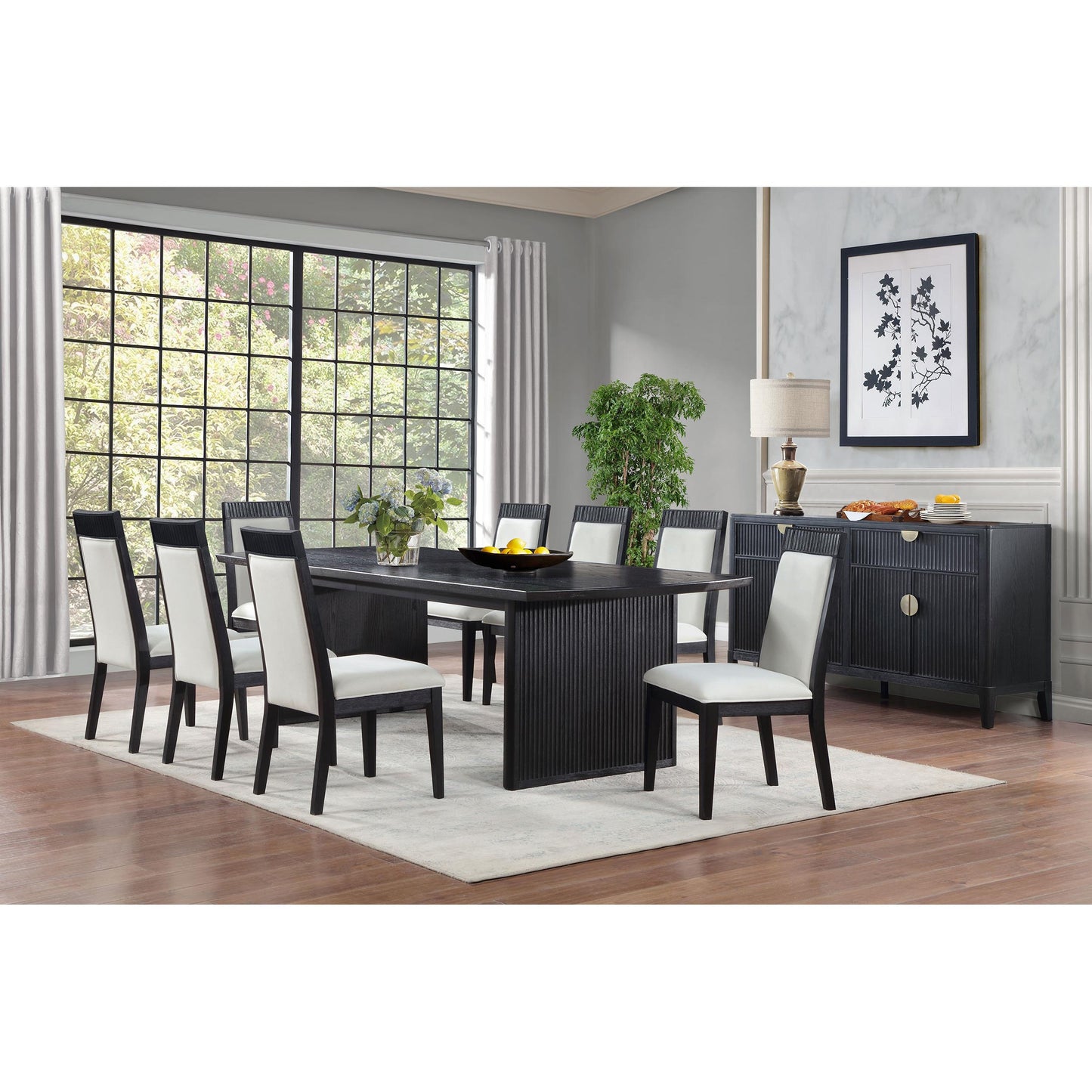Coaster Furniture Brookmead 108233 Set of 2 Dining Side Chair - Ivory/Black IMAGE 14