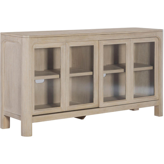 Coaster Furniture Solano 115505 Sliding Door Dining Sideboard Server - Weathered Mango IMAGE 1
