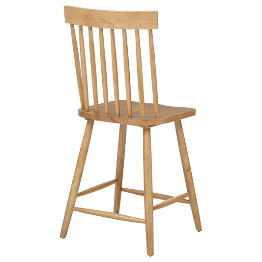 Coaster Furniture Andrews 122509 Set of 2 Windsor Counter Height Dining Side Chair - Light Ash IMAGE 1