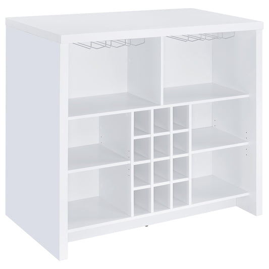 Coaster Furniture Topanga 182786 Engineered Wood Freestanding Home Bar - White IMAGE 1