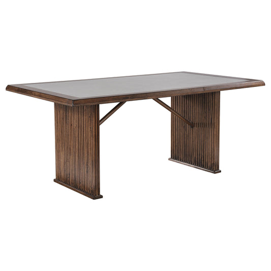 Coaster Furniture Sherwood 193591 72-inch Rectangular Dining Table - Brown IMAGE 1