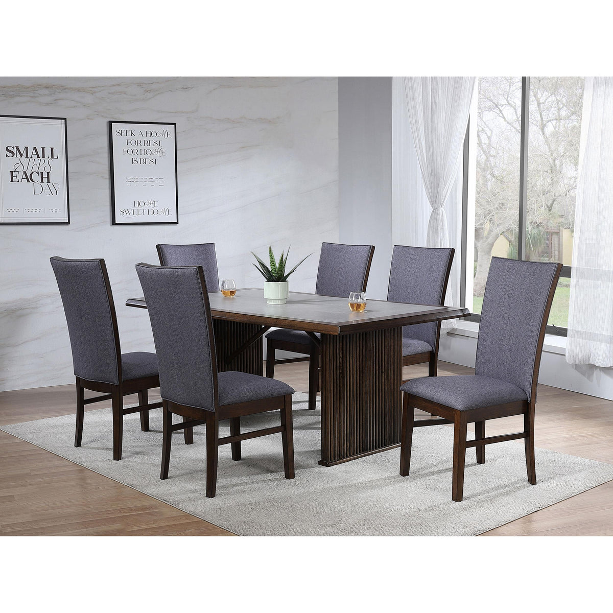 Coaster Furniture Sherwood 193591 72-inch Rectangular Dining Table - Brown IMAGE 8