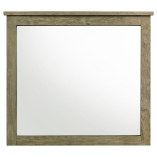 Coaster Furniture Hazlewood 207534 Dresser Mirror - Vineyard Oak IMAGE 1