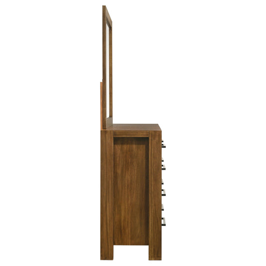 Coaster Furniture Adderley 215853M 8-drawer Bedroom Dresser and Mirror - Warm Brown IMAGE 1
