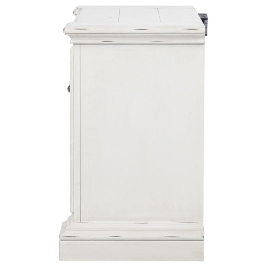 Coaster Furniture McKinney 215872 2-drawer Nightstand with Dual USB - Vintage White IMAGE 1