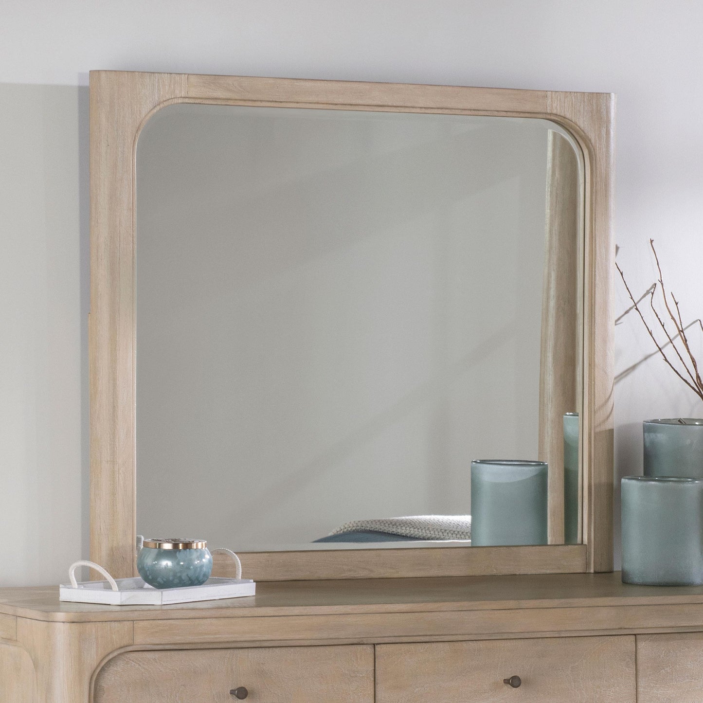 Coaster Furniture Solano 222524 Dresser Mirror - Weathered Mango IMAGE 7
