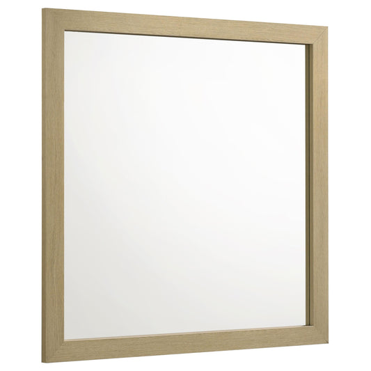 Coaster Furniture Hendricks 222654 Dresser Mirror - Light Oak IMAGE 1