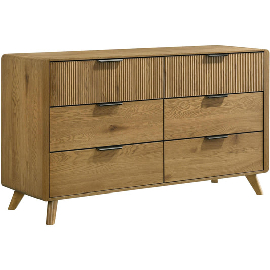 Coaster Furniture Bennett 222903 6-drawer Bedroom Dresser Cabinet - Light Oak IMAGE 1