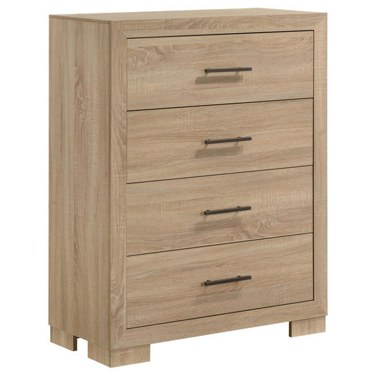 Coaster Furniture Arielle 223115 4-drawer Bedroom Chest - Light Oak IMAGE 1