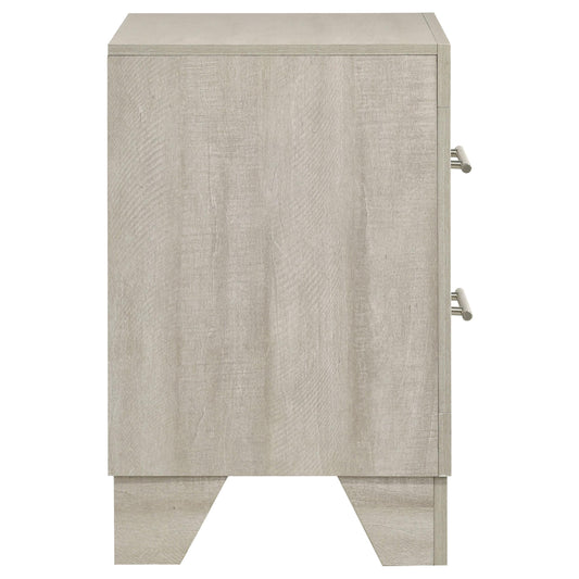 Coaster Furniture Trenton 225062 2-drawer Nightstand Bedside Table - Rustic Cream IMAGE 1