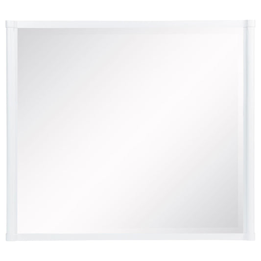Coaster Furniture Gracemont 225074 Dresser Mirror - White IMAGE 1