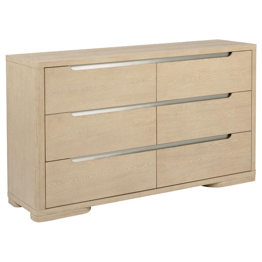 Coaster Furniture Ladera 225083 6-drawer Bedroom Dresser - Light Elm IMAGE 1