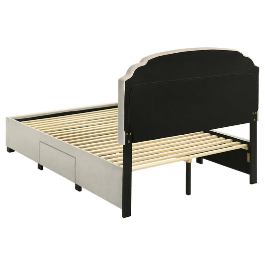 Coaster Furniture Marianna 316011F 4-drawer Upholstered Full Storage Bed - Cream IMAGE 1