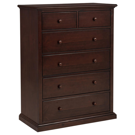 Coaster Furniture Sumerlin 460595CAP 6-drawer Bedroom Chest - Cappuccino IMAGE 1