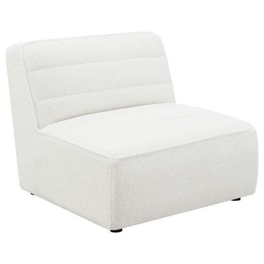 Coaster Furniture Sunny 551621 Upholstered Armless Chair - Natural IMAGE 1