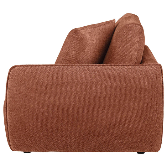 Coaster Furniture Elysia 551894RAF Chenille Upholstered Modular RAF Chair - Coral IMAGE 1