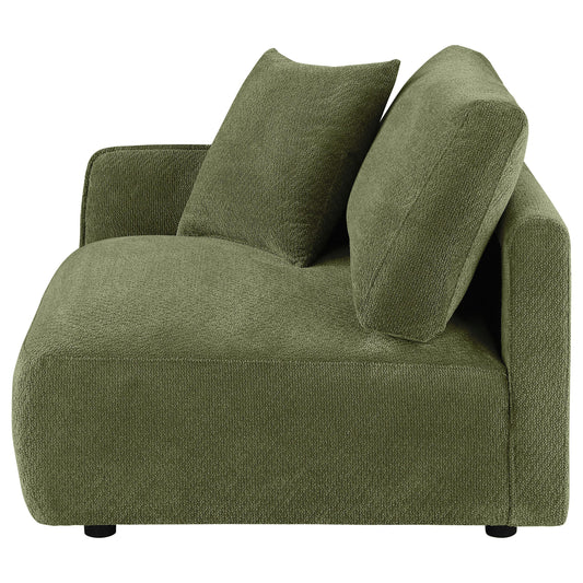 Coaster Furniture Elysia 551898LAF Chenille Upholstered Modular LAF Chair - Green IMAGE 1