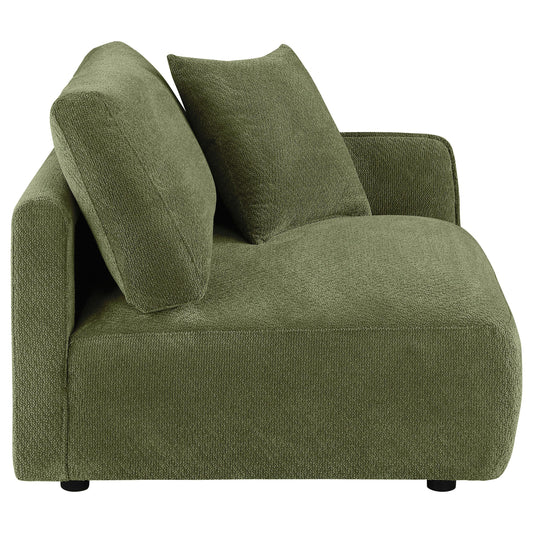 Coaster Furniture Elysia 551898RAF Chenille Upholstered Modular RAF Chair - Green IMAGE 1