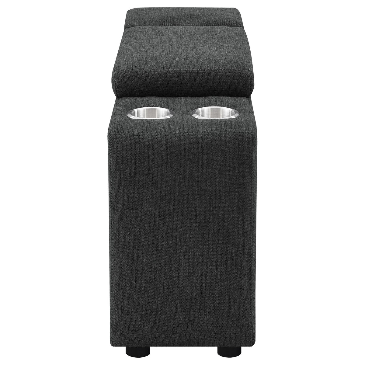 Coaster Furniture Collins 609530CON Upholstered Modular Storage Console - Dark Grey IMAGE 14