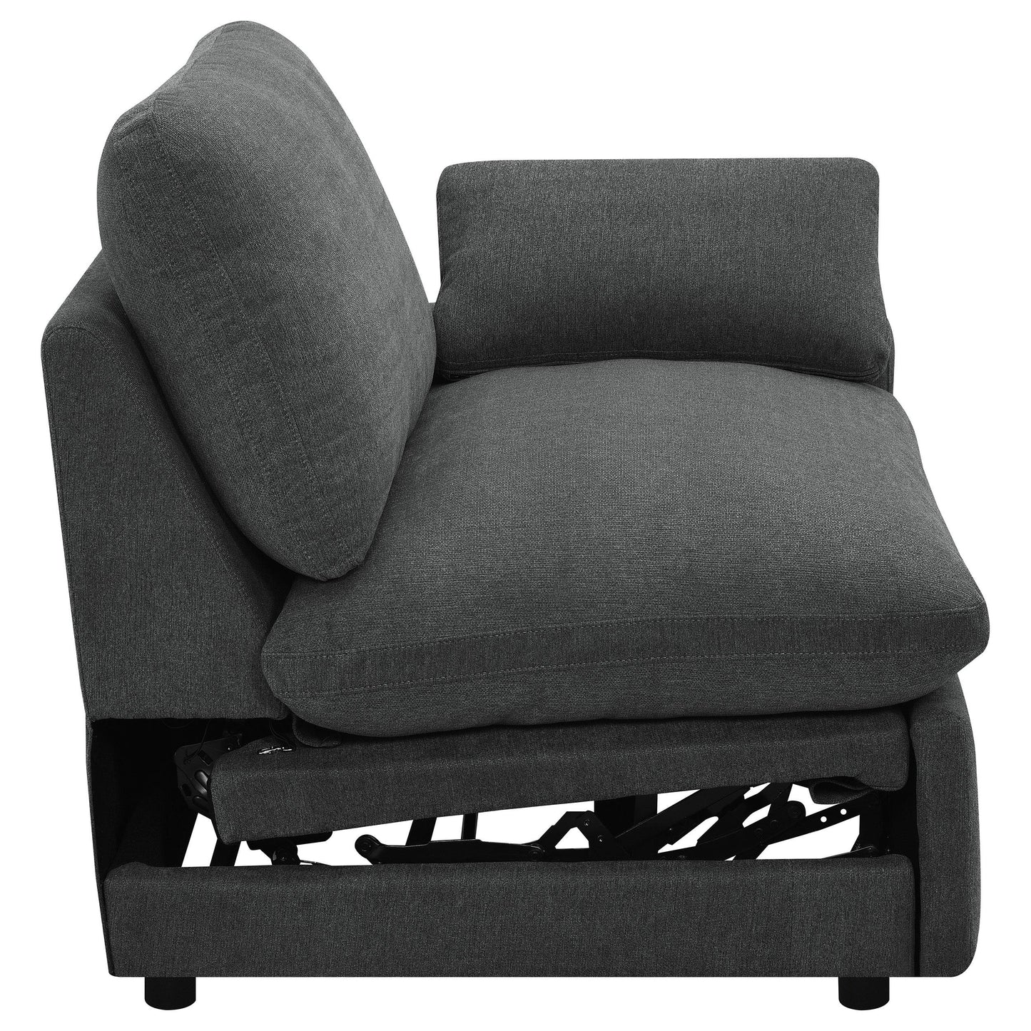 Coaster Furniture Collins 609530RRP Modular RAF Power Recliner - Dark Grey IMAGE 15