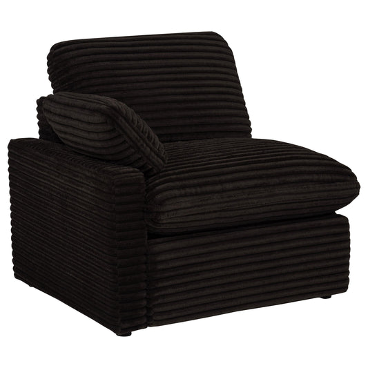 Coaster Furniture Collins 610352P Modular Power Loveseat - Chocolate Brown IMAGE 1