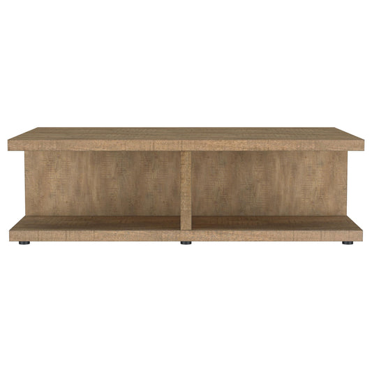 Coaster Furniture Cortona 706178 Square Engineered Wood Coffee Table - Mango IMAGE 1