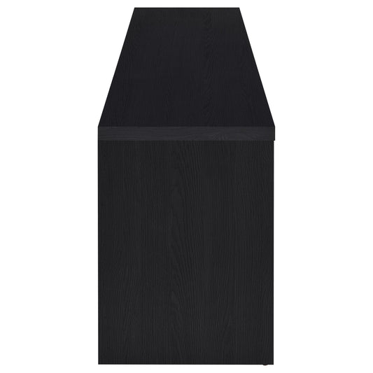 Coaster Furniture Winfield 706222 60-inch 2-door TV Stand Media Console - Black IMAGE 1