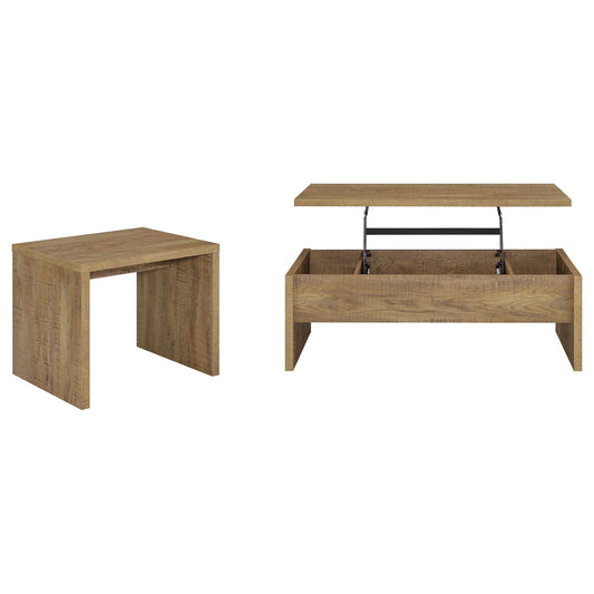 Coaster Furniture Canoga 706358-S2 2-piece Lift Top Cocktail Coffee Table Set - Mango IMAGE 1