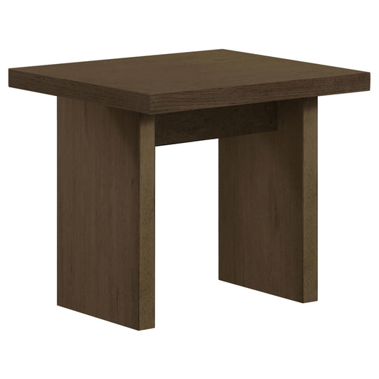 Coaster Furniture Decker 706487 Square Occasional End Table - Walnut IMAGE 1