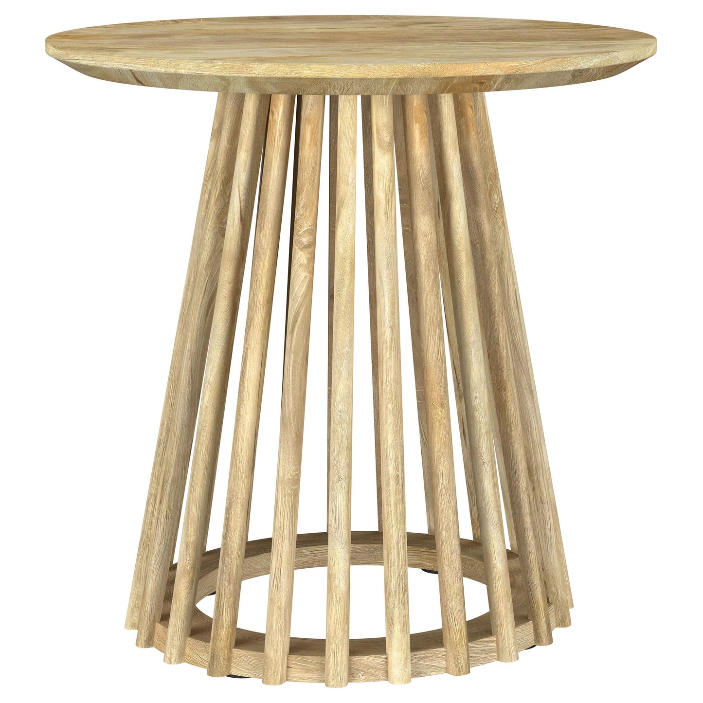 Coaster Furniture Touhy 710608-S3 3-piece Round Coffee and End Table Set - Natural Mango IMAGE 10