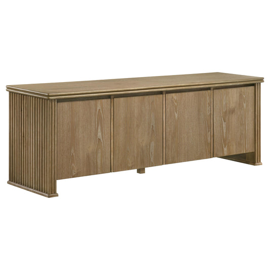 Coaster Furniture Adina 722933 70-inch TV Stand Media Console - Distressed Light Brown IMAGE 1