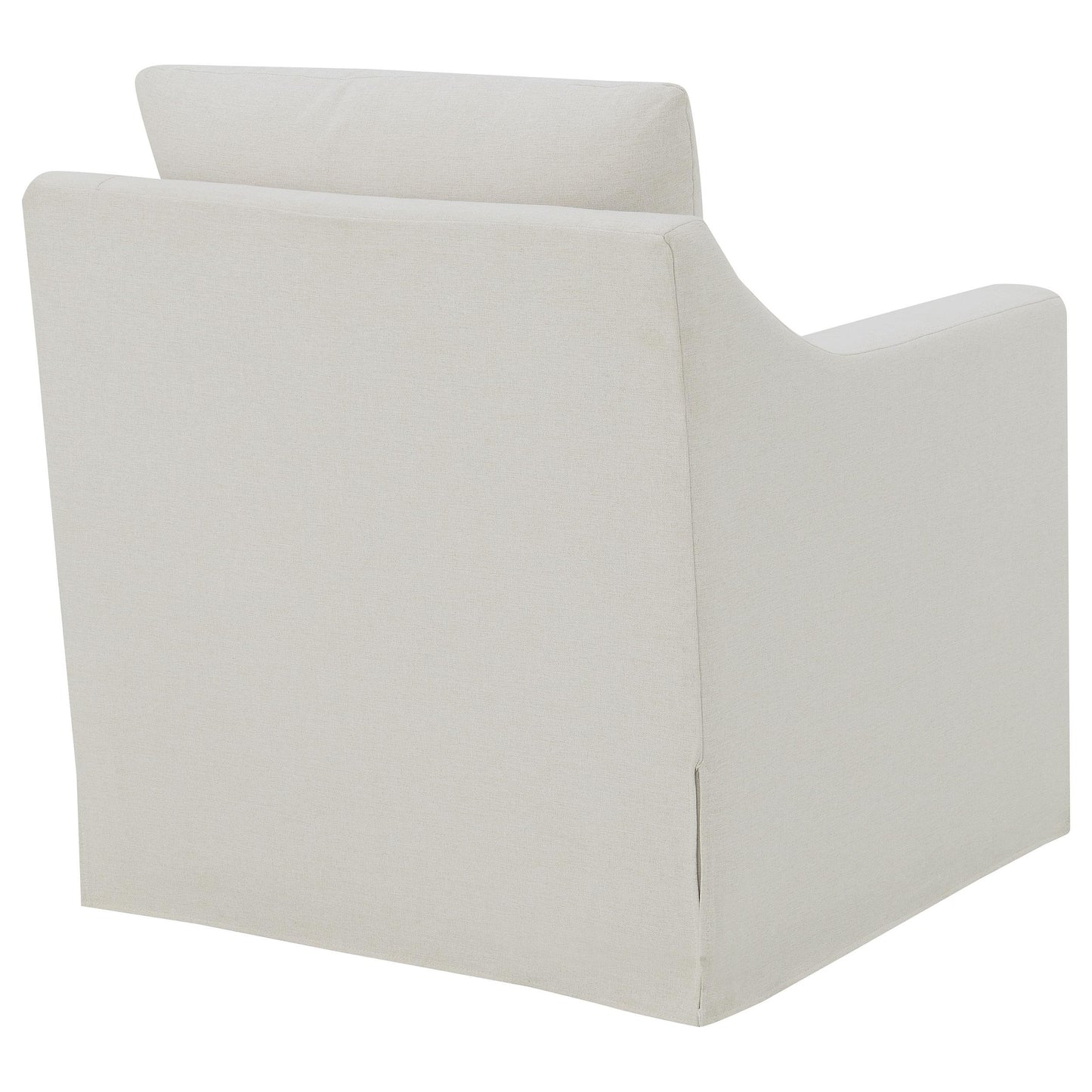 Coaster Furniture Winter 904133 Upholstered Sloped Arm Accent Swivel Chair - Beige IMAGE 12