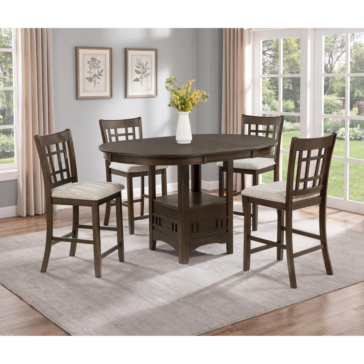 Crown Mark Hartwell 2795BRN-S-24 Counter Height Chair - Brown IMAGE 3