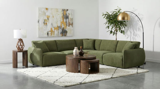 Elysia Chenille Upholstered Modular Lounge