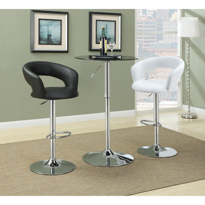 Coaster Furniture Barraza 120346 29" Adjustable Height Bar Stool - Black and Chrome IMAGE 6