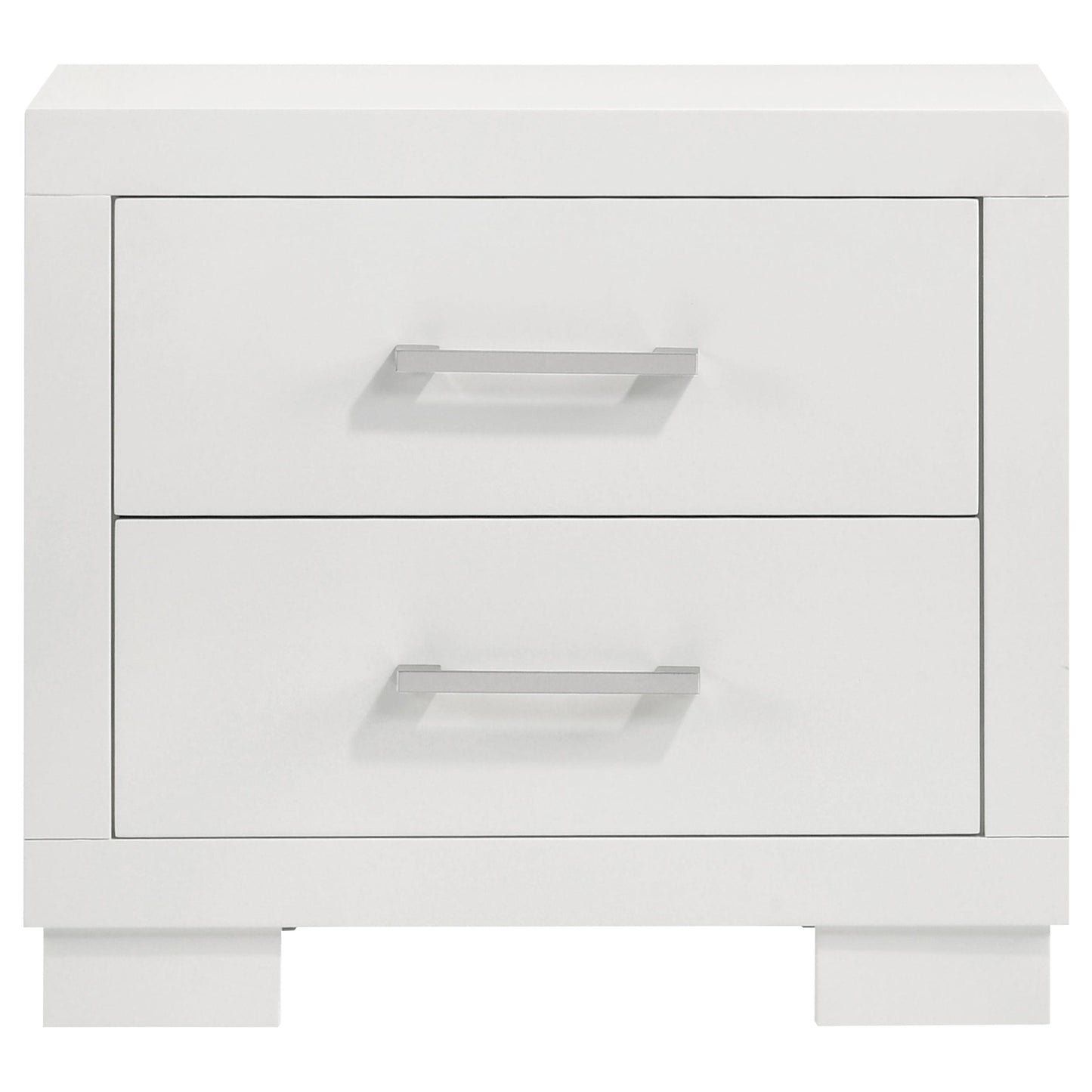  Coaster Furniture Jessica 202992 2-Drawer Nightstand - Snow White IMAGE 2