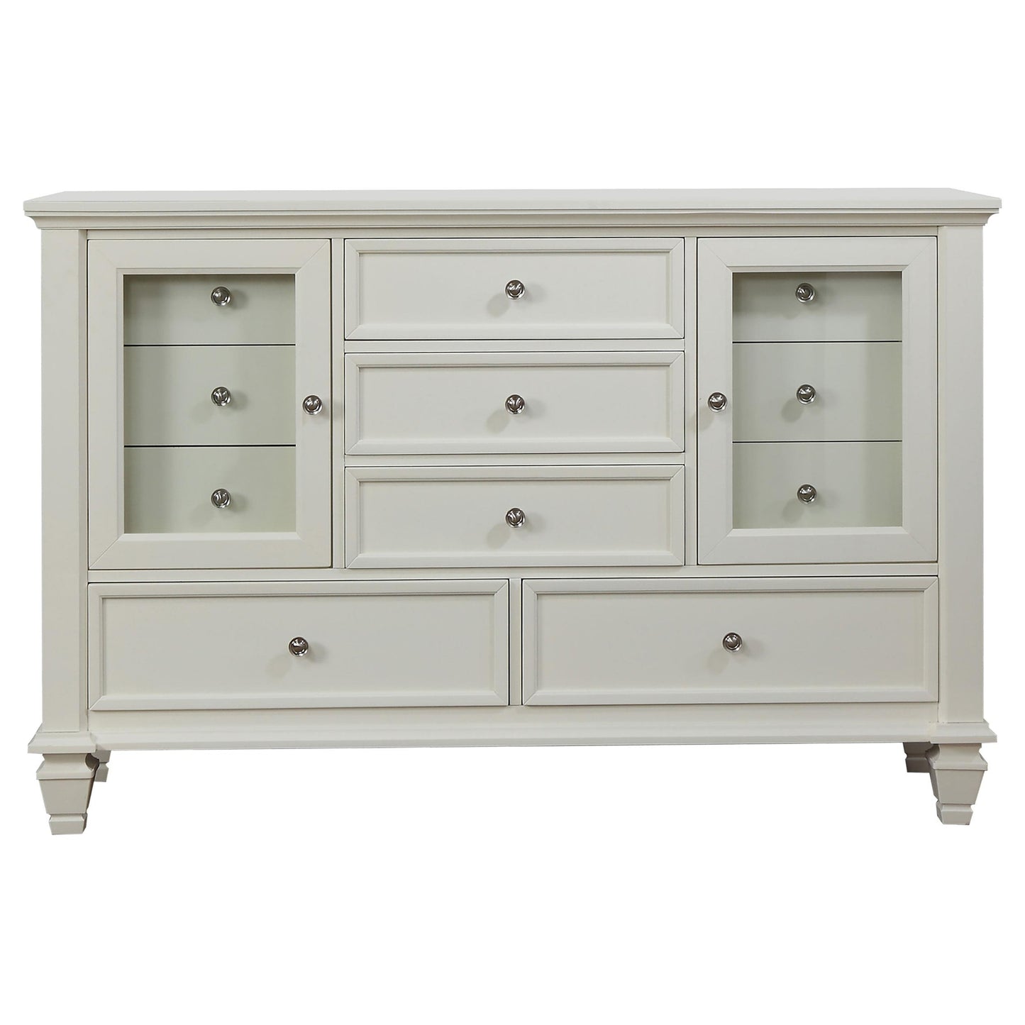  Coaster Furniture Sandy Beach 201303 11-Drawer Dresser - Cream White IMAGE 2