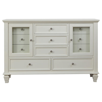  Coaster Furniture Sandy Beach 201303 11-Drawer Dresser - Cream White IMAGE 2