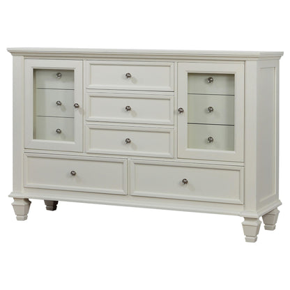  Coaster Furniture Sandy Beach 201303 11-Drawer Dresser - Cream White IMAGE 3