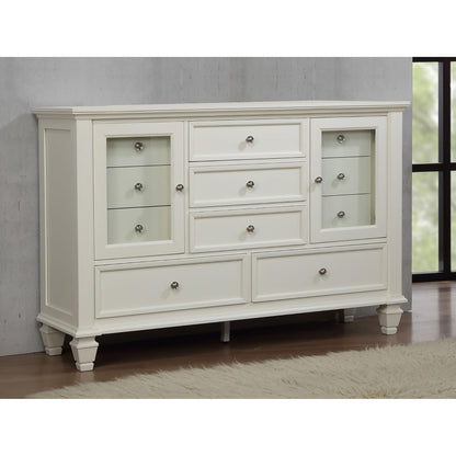  Coaster Furniture Sandy Beach 201303 11-Drawer Dresser - Cream White IMAGE 9