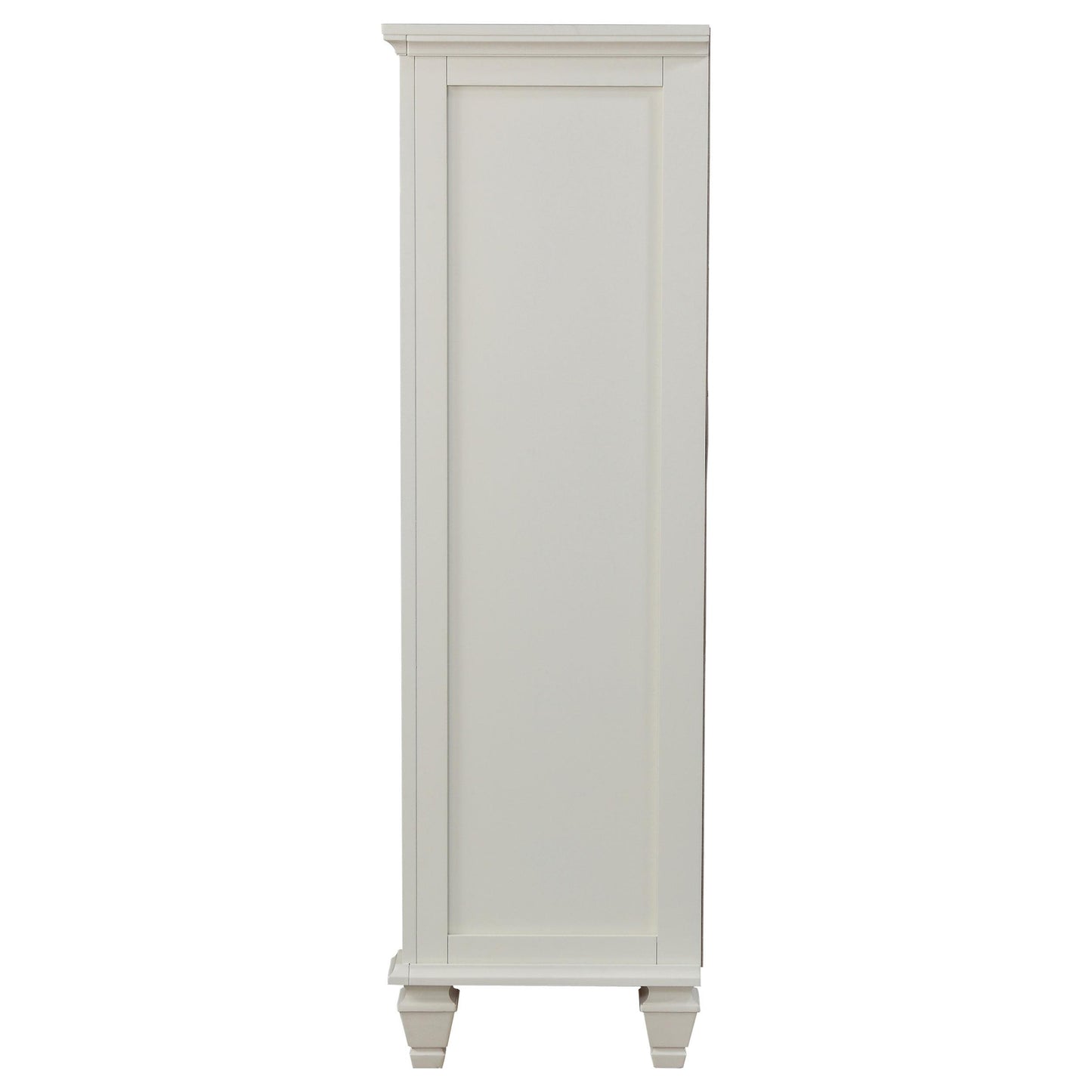  Coaster Furniture Sandy Beach 201308 8-Drawer Door Chest - Cream White IMAGE 3