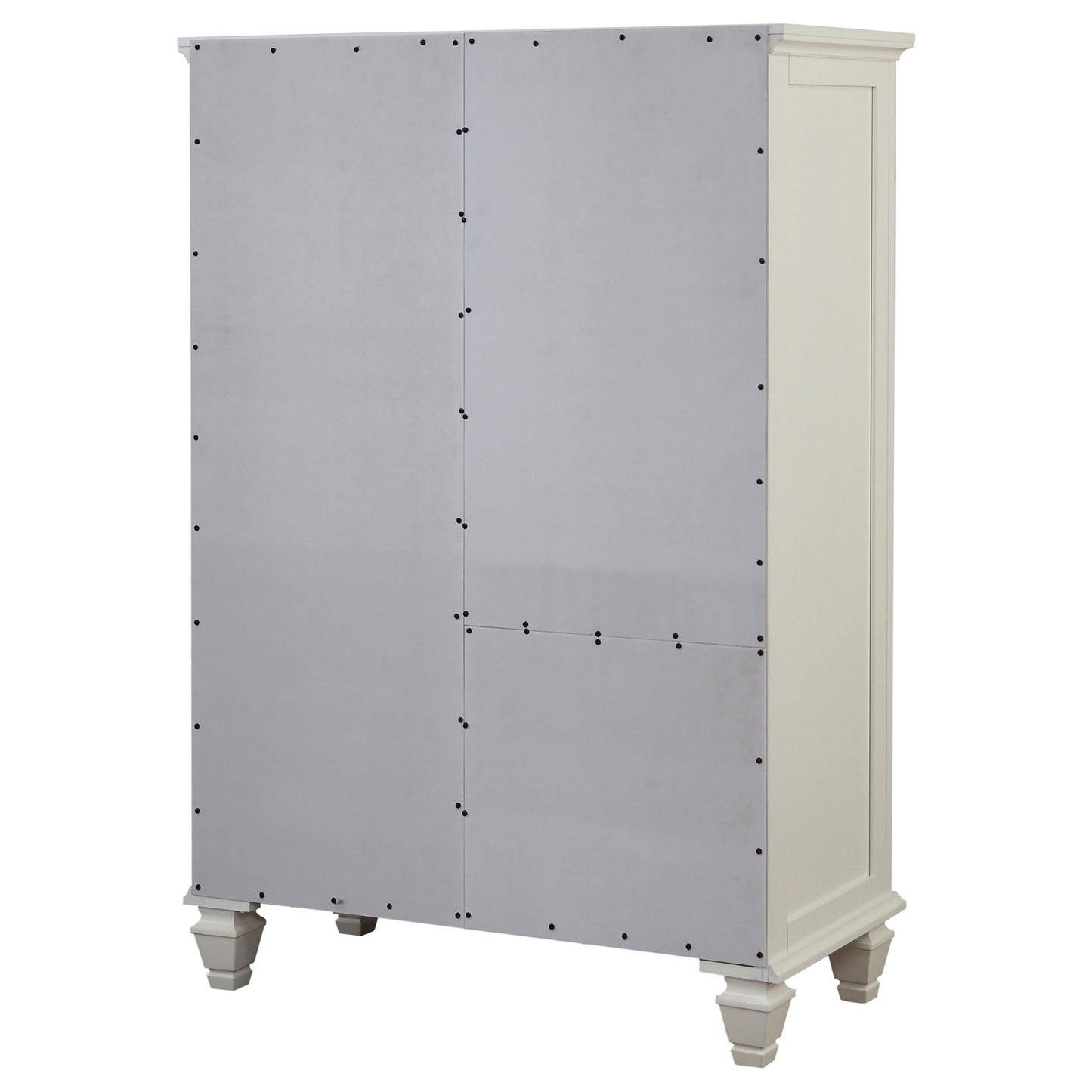  Coaster Furniture Sandy Beach 201308 8-Drawer Door Chest - Cream White IMAGE 6
