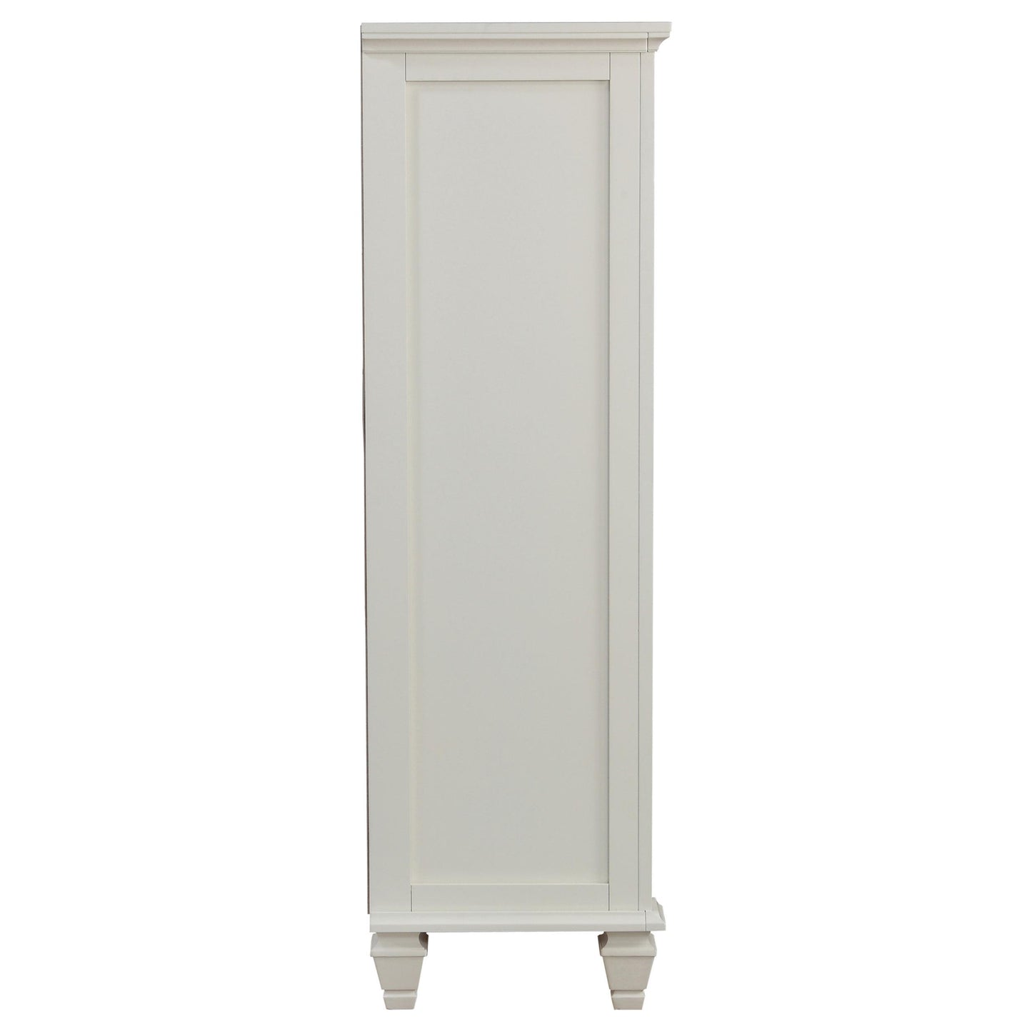  Coaster Furniture Sandy Beach 201308 8-Drawer Door Chest - Cream White IMAGE 7